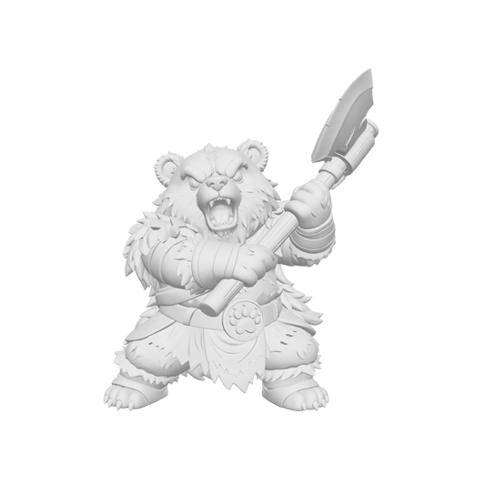 BarBEARian — 3D Printable STL & 3MF