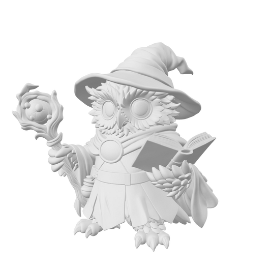 Owl Wizard — 3D Printable STL & 3MF