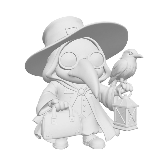 Plague Doctor – 3D Printable STL + 3MF